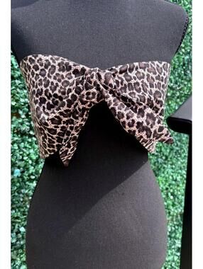 NWT -Express- Linen Blend Wrap Top, Size S